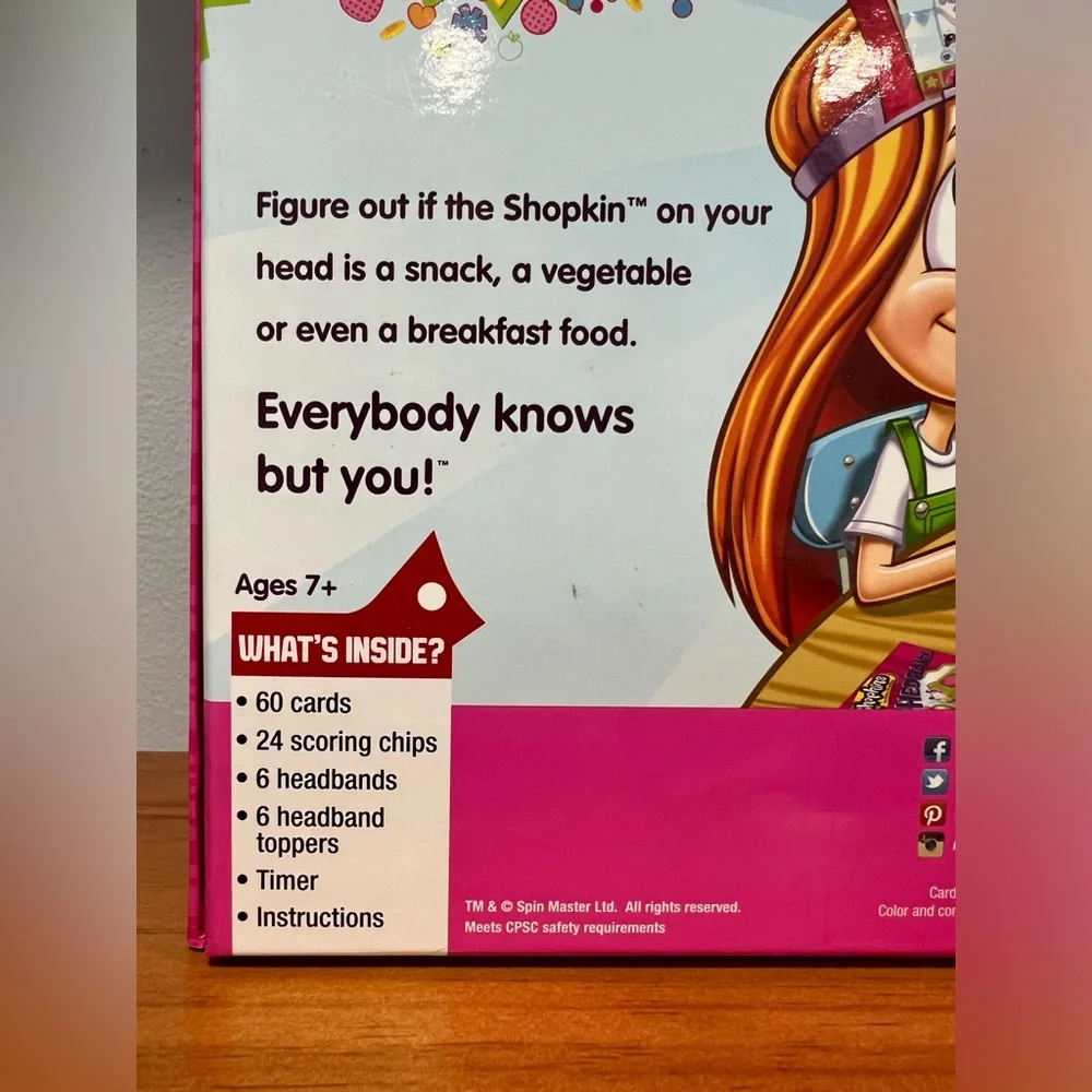 HEDBANZ SHOPKINS The Quick Question Game Of 